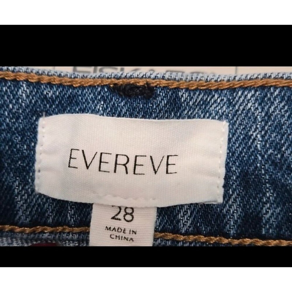 Evereve Blue Medium Wash Denim Skirt Womens 28 - Picture 5 of 9